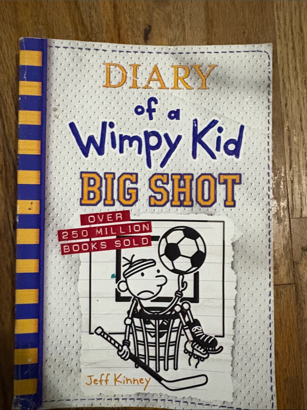 Diary of a Wimpy Kid: Big Shot – White & Purple Cover